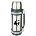 60 Oz. Vacuum Insulated Wide Mouth Bottle w/ Shoulder Strap